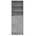 Dulap înalt cu LED gri beton 69x32,5x200 cm lemn prelucrat - WALTI WALTI