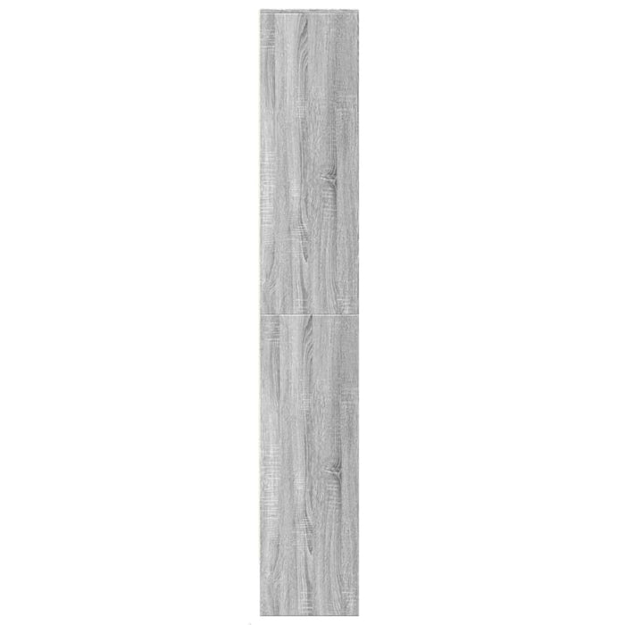 Dulap înalt cu LED gri sonoma 69x32,5x200 cm lemn prelucrat - WALTI WALTI