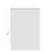 Dulap TV cu LED, alb, 180x34x50 cm, lemn prelucrat - WALTI WALTI