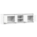 Dulap TV cu LED, alb, 180x34x50 cm, lemn prelucrat - WALTI WALTI