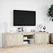 Dulap TV cu LED, stejar sonoma, 180x34x50 cm, lemn prelucrat - WALTI WALTI
