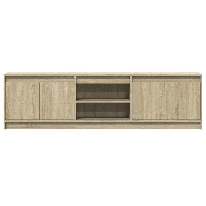 Dulap TV cu LED, stejar sonoma, 180x34x50 cm, lemn prelucrat - WALTI WALTI