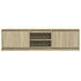 Dulap TV cu LED, stejar sonoma, 180x34x50 cm, lemn prelucrat - WALTI WALTI