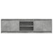 Dulap TV cu LED, gri beton, 180x34x50 cm, lemn prelucrat - WALTI WALTI