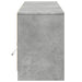 Dulap TV cu LED, gri beton, 180x34x50 cm, lemn prelucrat - WALTI WALTI