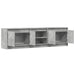 Dulap TV cu LED, gri beton, 180x34x50 cm, lemn prelucrat - WALTI WALTI