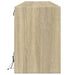 Dulap TV de perete cu lumini LED, stejar sonoma, 180x31x45 cm - WALTI WALTI