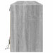 Comodă TV de perete cu lumini LED, gri sonoma, 180x31x45 cm - WALTI WALTI