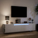 Dulap TV de perete cu lumini LED, alb, 180x31x39,5 cm - WALTI WALTI