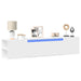 Dulap TV de perete cu lumini LED, alb, 180x31x39,5 cm - WALTI WALTI