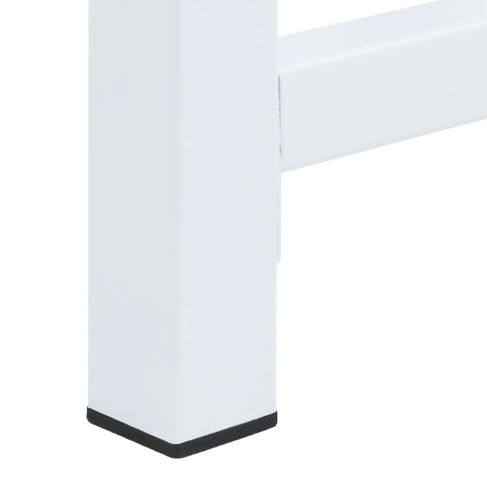 Suport dublu mașină de spălat cu rafturi retractabile, alb - WALTI WALTI