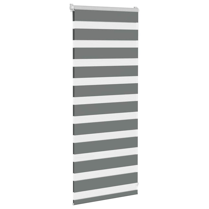 Jaluzea tip zebra gri închis lățime țesătură 50,9 cm poliester - WALTI WALTI