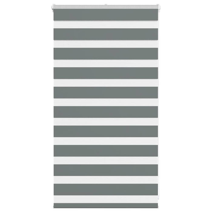 Jaluzea tip zebra gri închis lățime țesătură 70,9 cm poliester - WALTI WALTI