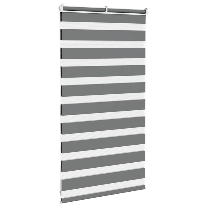 Jaluzea tip zebra gri închis lățime țesătură 80,9 cm poliester - WALTI WALTI