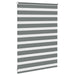 Jaluzea tip zebra gri închis lățime țesătură 105,9 cm poliester - WALTI WALTI