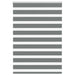 Jaluzea tip zebra gri închis lățime țesătură 110,9 cm poliester - WALTI WALTI