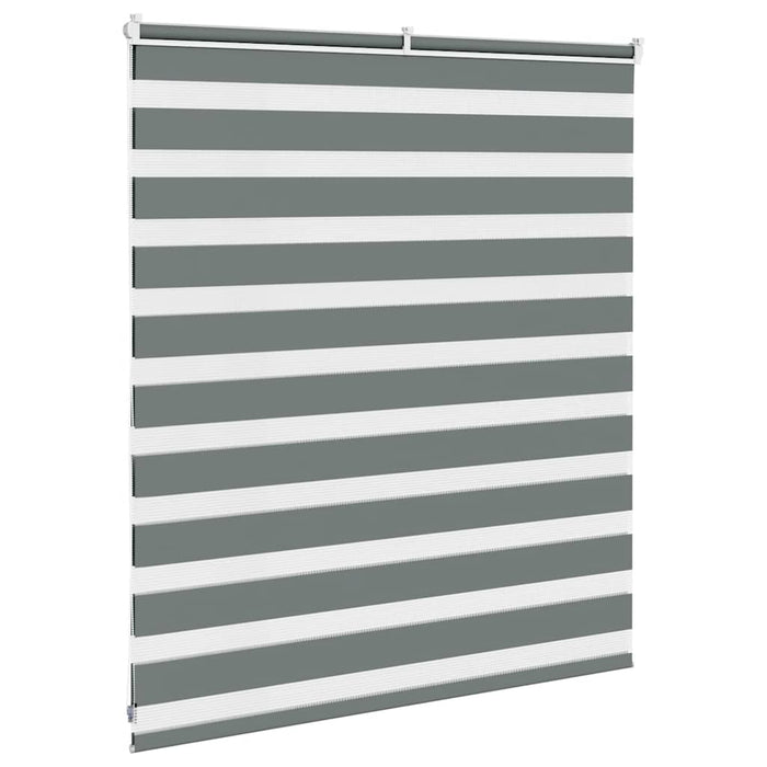 Jaluzea tip zebra gri închis lățime țesătură 115,9 cm poliester - WALTI WALTI