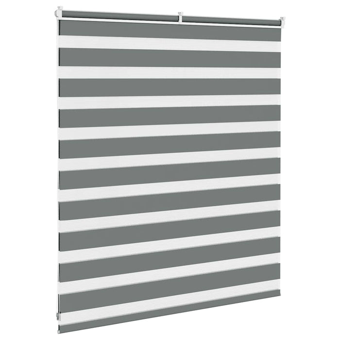 Jaluzea tip zebra gri închis lățime țesătură 120,9 cm poliester - WALTI WALTI
