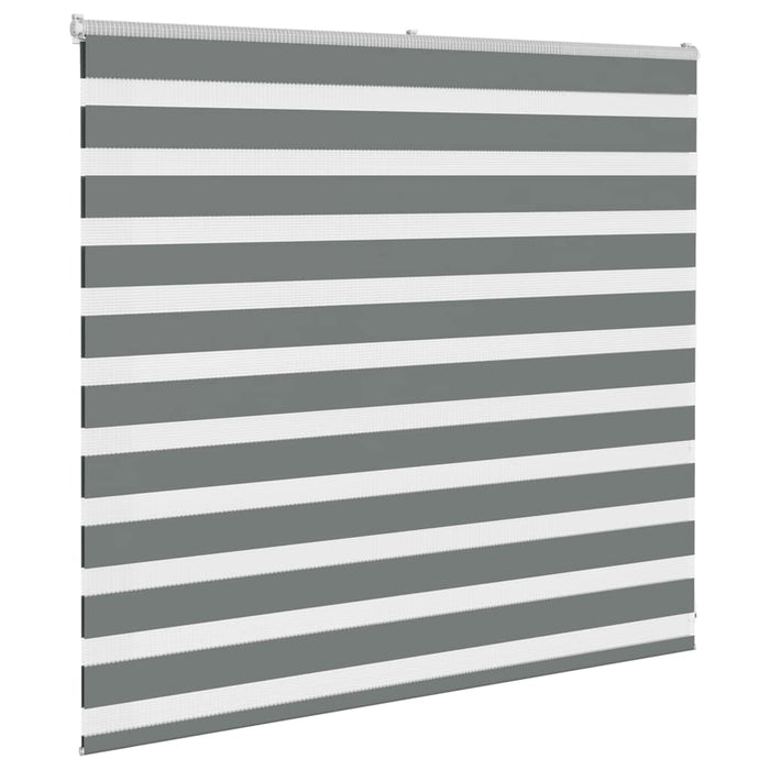 Jaluzea tip zebra gri închis lățime țesătură 150,9 cm poliester - WALTI WALTI