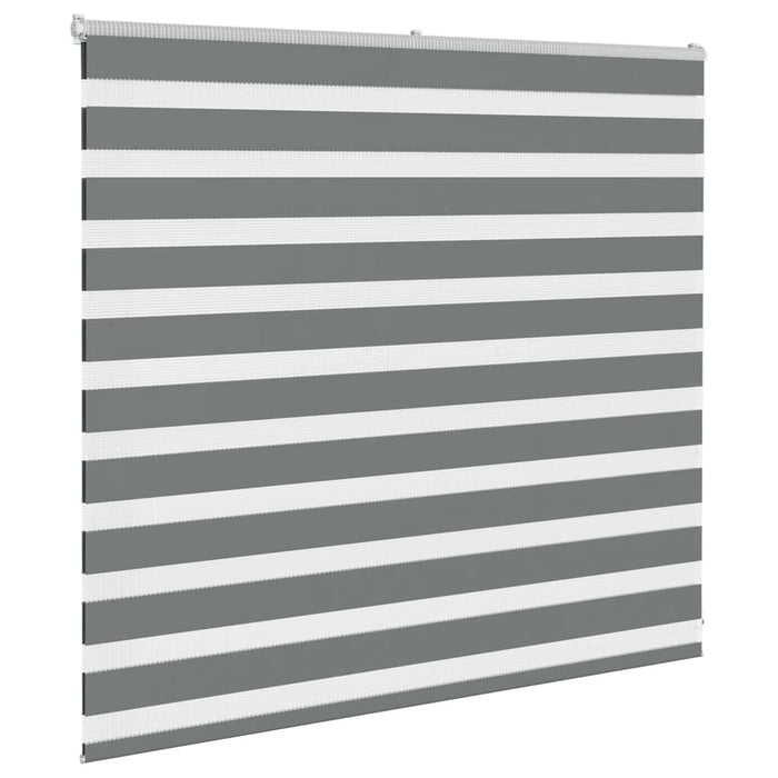 Jaluzea tip zebra gri închis lățime țesătură 155,9 cm poliester - WALTI WALTI