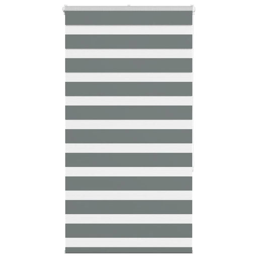 Jaluzea tip zebra gri închis lățime țesătură 65,9 cm poliester - WALTI WALTI