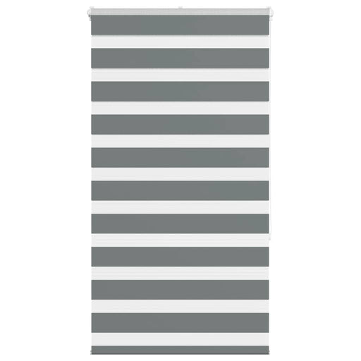 Jaluzea tip zebra gri închis lățime țesătură 70,9 cm poliester - WALTI WALTI