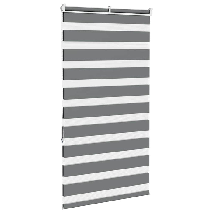 Jaluzea tip zebra gri închis lățime țesătură 75,9 cm poliester - WALTI WALTI