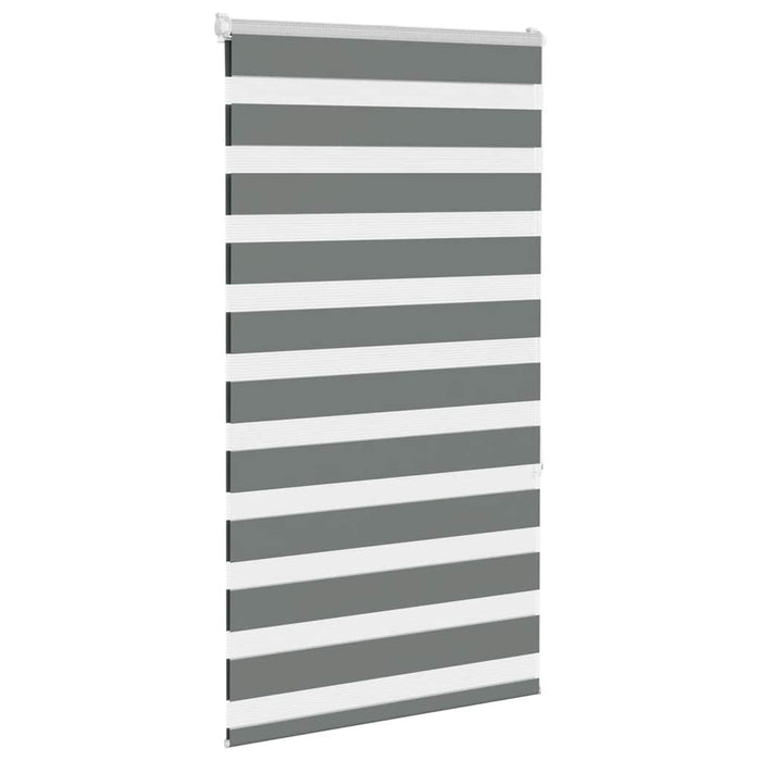 Jaluzea tip zebra gri închis lățime țesătură 80,9 cm poliester - WALTI WALTI