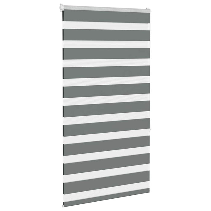Jaluzea tip zebra gri închis lățime țesătură 85,9 cm poliester - WALTI WALTI