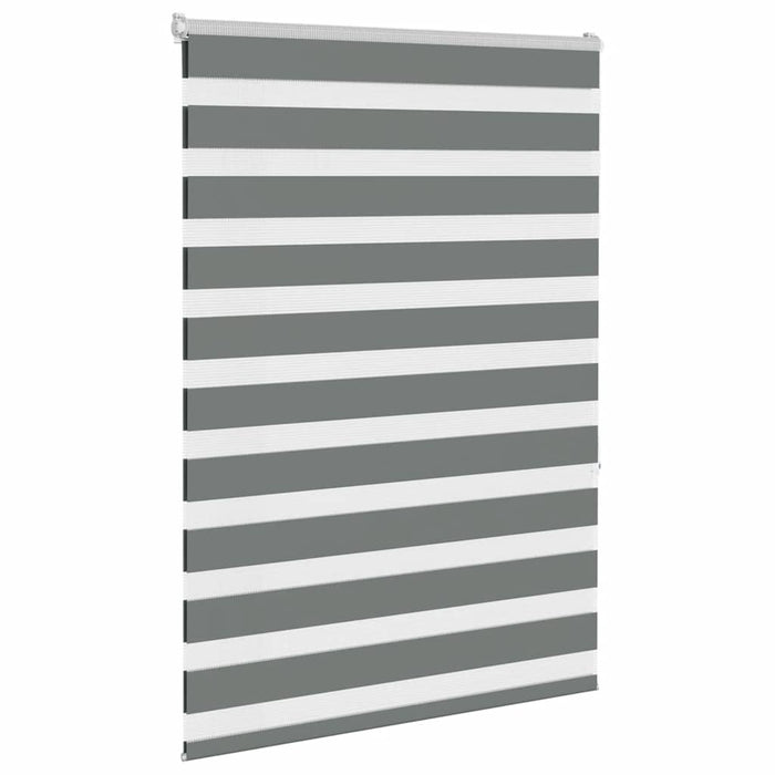Jaluzea tip zebra gri închis lățime țesătură 100,9 cm poliester - WALTI WALTI
