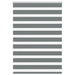 Jaluzea tip zebra gri închis lățime țesătură 105,9 cm poliester - WALTI WALTI