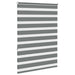 Jaluzea tip zebra gri închis lățime țesătură 105,9 cm poliester - WALTI WALTI