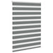 Jaluzea tip zebra gri închis lățime țesătură 110,9 cm poliester - WALTI WALTI