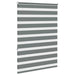 Jaluzea tip zebra gri închis lățime țesătură 110,9 cm poliester - WALTI WALTI