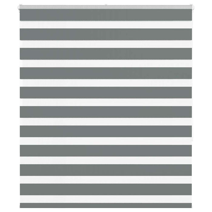 Jaluzea tip zebra gri închis lățime țesătură 120,9 cm poliester - WALTI WALTI