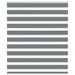 Jaluzea tip zebra gri închis lățime țesătură 120,9 cm poliester - WALTI WALTI