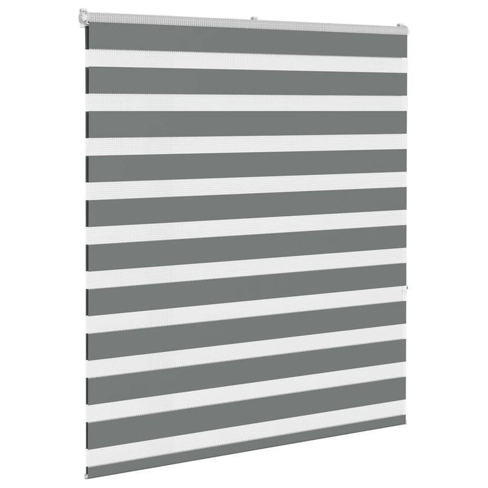 Jaluzea tip zebra gri închis lățime țesătură 125,9 cm poliester - WALTI WALTI