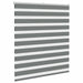 Jaluzea tip zebra gri închis lățime țesătură 130,9 cm poliester - WALTI WALTI