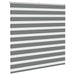 Jaluzea tip zebra gri închis lățime țesătură 140,9 cm poliester - WALTI WALTI