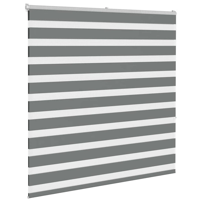 Jaluzea tip zebra gri închis lățime țesătură 145,9 cm poliester WALTI