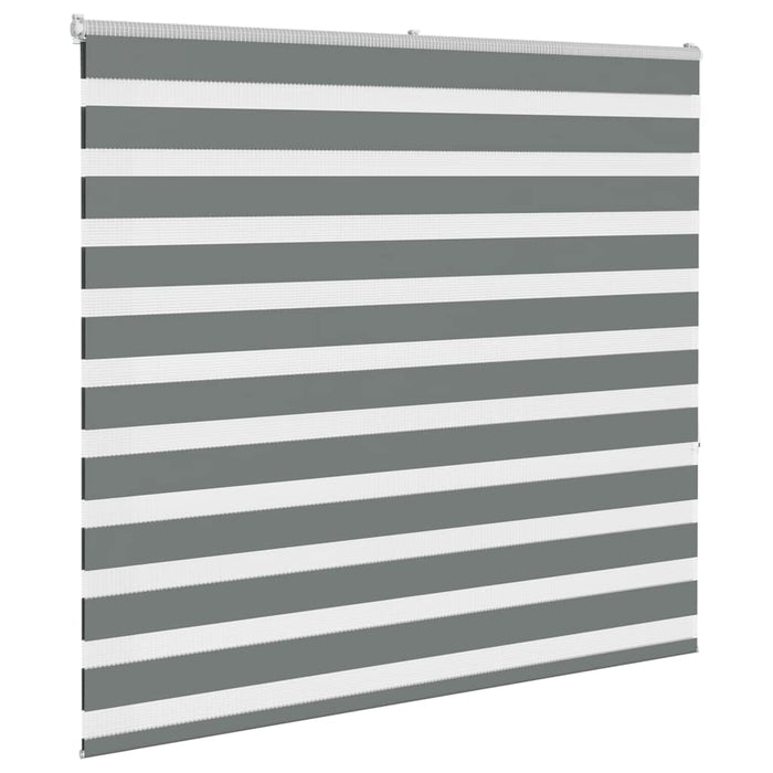 Jaluzea tip zebra gri închis lățime țesătură 150,9 cm poliester - WALTI WALTI