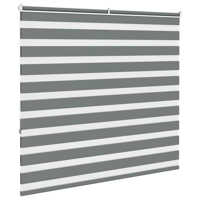 Jaluzea tip zebra gri închis lățime țesătură 150,9 cm poliester - WALTI WALTI