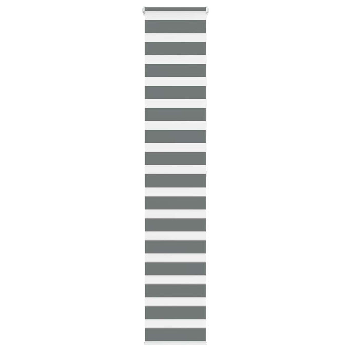 Jaluzea tip zebra gri închis lățime țesătură 40,9 cm poliester - WALTI WALTI