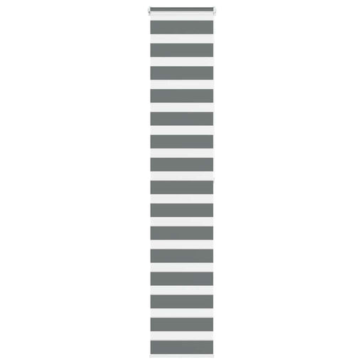 Jaluzea tip zebra gri închis lățime țesătură 45,9 cm poliester - WALTI WALTI