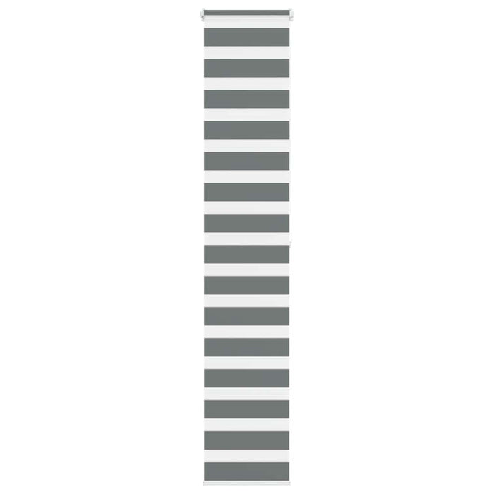 Jaluzea tip zebra gri închis lățime țesătură 45,9 cm poliester - WALTI WALTI