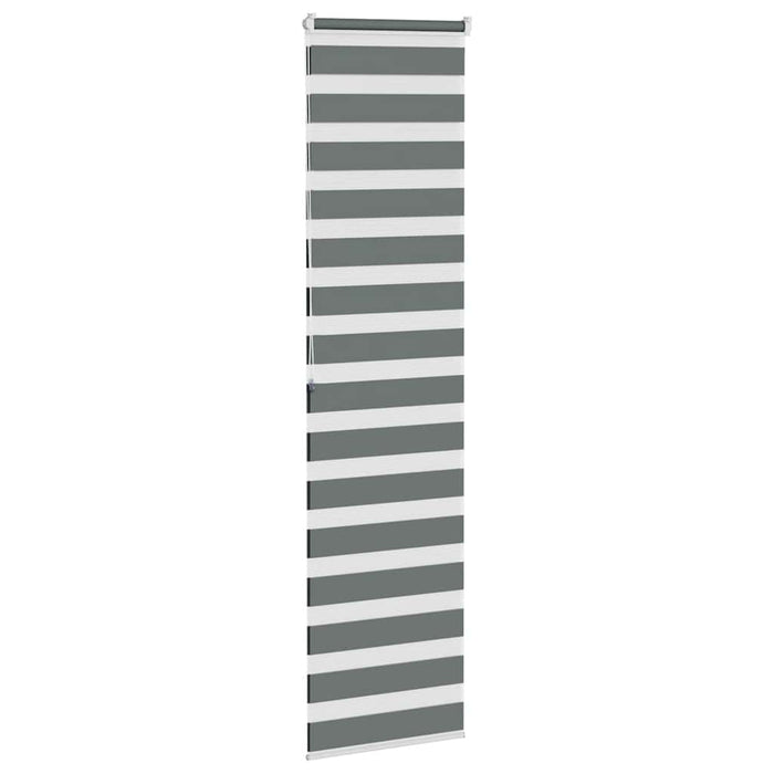 Jaluzea tip zebra gri închis lățime țesătură 50,9 cm poliester - WALTI WALTI