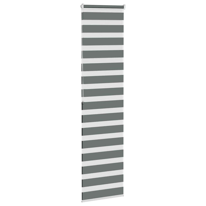 Jaluzea tip zebra gri închis lățime țesătură 55,9 cm poliester - WALTI WALTI