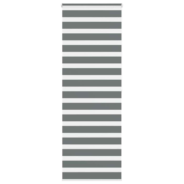 Jaluzea tip zebra gri închis lățime țesătură 70,9 cm poliester - WALTI WALTI