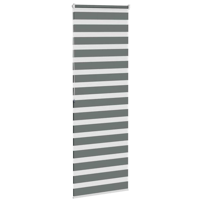 Jaluzea tip zebra gri închis lățime țesătură 75,9 cm poliester - WALTI WALTI