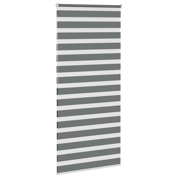 Jaluzea tip zebra gri închis lățime țesătură 90,9 cm poliester - WALTI WALTI